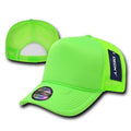 Decky Solid Plain Neon Foam Mesh Trucker Hats Caps Snapback Unisex-Serve The Flag