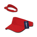 Decky Sports Spring Summer Sun Visors Caps Hats Cotton Beach Golf Unisex-Serve The Flag 71 image
