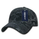 Decky Structured Camouflage Low Crown Pre Curved Bill Dad Caps Hats-Serve The Flag 14 image