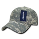 Decky Structured Camouflage Low Crown Pre Curved Bill Dad Caps Hats-Serve The Flag 16 image