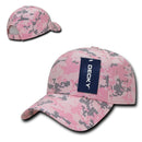 Decky Structured Camouflage Low Crown Pre Curved Bill Dad Caps Hats-Serve The Flag 5 image