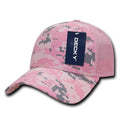 Decky Structured Camouflage Trucker Pre Curved Bill 100% Cotton Caps Hats-Serve The Flag