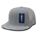 Decky Stylish Bandana Print Flat Bill Trucker 6 Panel Hats Caps Snapback Unisex-Serve The Flag 24 image