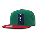 Decky Trendy Flat Bill Snapback Baseball 6 Panel Caps Hats Unisex-Serve The Flag 126 image
