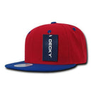 Decky Trendy Flat Bill Snapback Baseball 6 Panel Caps Hats Unisex-Serve The Flag 168 image