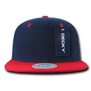 Decky Trendy Flat Bill Snapback Baseball 6 Panel Caps Hats Unisex-Serve The Flag 200 image