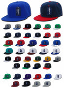 Decky Trendy Flat Bill Snapback Baseball 6 Panel Caps Hats Unisex-Serve The Flag 56 image