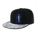 Decky Trendy Paisley Bandana Snapback Two Tone 6 Panel Flat Bill Hats Caps-Serve The Flag 32 image