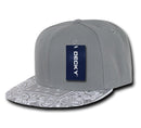 Decky Trendy Paisley Bandana Snapback Two Tone 6 Panel Flat Bill Hats Caps-Serve The Flag 34 image