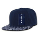 Decky Trendy Paisley Bandana Snapback Two Tone 6 Panel Flat Bill Hats Caps-Serve The Flag 35 image
