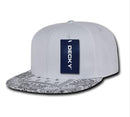 Decky Trendy Paisley Bandana Snapback Two Tone 6 Panel Flat Bill Hats Caps-Serve The Flag 40 image