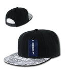 Decky Trendy Paisley Bandana Snapback Two Tone 6 Panel Flat Bill Hats Caps-Serve The Flag 8 image