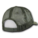 Decky Vintage Ripped Mesh Washed 6 Panel Cotton Pre-Curved Trucker Caps Hats-Serve The Flag 9 image