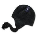 Decky Warm Winter Peruvian Knit Beanies Braided Ear Tails Chullo Caps Hats-Serve The Flag 2 image