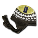 Decky Warm Winter Peruvian Knit Beanies Braided Ear Tails Chullo Caps Hats-Serve The Flag 5 image