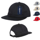 Decky Washed Cotton Relaxed Crown Flat Bill Hip Dad Style Strapback Hats Caps-Serve The Flag 2 image