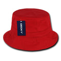 Decky Washed Cotton Twill Fisherman'S Polo Fitted Bucket Chino Hats Caps Unisex-Serve The Flag