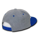 Decky Wool/Acrylic Melton Crown Snapback Two Tone 6 Panel Flat Bill Hats Caps-Serve The Flag 31 image