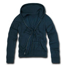 Decky Zip Up Hoody Hoodie Solid Sweatshirt Mens Women Unisex-Serve The Flag 11 image