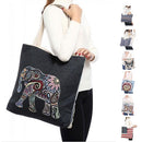 Designer Summer Tote Bags Eco Grocery Gym Work Beach Gifts For Women Wife Mom-Serve The Flag 14 image