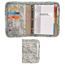 Camouflage Padfolio Organizer ID Holder Notepad Binder Business Office 5 Styles-Serve The Flag 4 image
