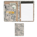 Camouflage Padfolio Organizer ID Holder Notepad Binder Business Office 5 Styles-Serve The Flag 11 image