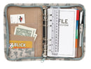 Camouflage Padfolio Organizer ID Holder Notepad Binder Business Office 5 Styles-Serve The Flag 7 image