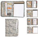 Camouflage Padfolio Organizer ID Holder Notepad Binder Business Office 5 Styles-Serve The Flag 9 image