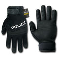 Digital Leather Police Policia Security Swat Tactical Hatch Gloves-Serve The Flag