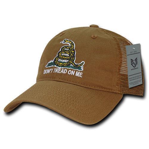 thumbnail image 2 of Flexfit Gadsden Flag Snake Embroidered Cap – Subdued Colors, Dark Gray, Twill 2 of 5
