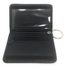 Double Id Holder With Keys Ring Wallet Zippered Coin Pocket Hook Loop Closure-Serve The Flag 3 image