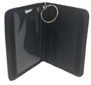 Double Id Holder With Keys Ring Wallet Zippered Coin Pocket Hook Loop Closure-Serve The Flag 7 image