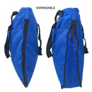 Expandable Zippered Reusable Grocery Shopping Tote Bags With Gusset 16inch-Serve The Flag 9 image