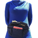 Fanny Pack Purse Travel Pouch Money Passport Id Zipper Waist Belt Bag 4 Pockets 48inch-Serve The Flag 19 image
