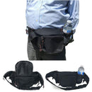 Fanny Pack Purse Travel Pouch Money Waist Belt Bag With Bottle Holder 7 Zippers 45inch-Serve The Flag 1 image
