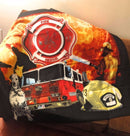 Firefighter Fire Rescue Firemen Dog Fire Truck 50X60 Throw Soft Fleece Blanket-Serve The Flag 2 image