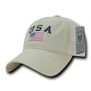 USA US Flag Patriotic Relaxed Fit Trucker Cotton Baseball Caps Hats-Serve The Flag 11 image