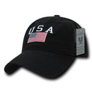 USA US Flag Patriotic Relaxed Fit Trucker Cotton Baseball Caps Hats-Serve The Flag 7 image