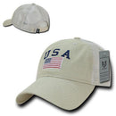 USA US Flag Patriotic Relaxed Fit Trucker Cotton Baseball Caps Hats-Serve The Flag 4 image
