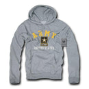 Fleece Pullover Hoodie Sweatshirt US Military Logo Air Force Army Marines-Serve The Flag 6 image