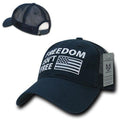 Freedom Is Not Free Patriotic USA Flag Trucker Cotton Baseball Caps Hats-Serve The Flag