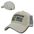 Freedom Is Not Free Patriotic USA Flag Trucker Cotton Baseball Caps Hats-Serve The Flag