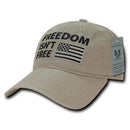 Freedom Isn't Free USA American Flag Washed Cotton Polo Baseball Dad Caps Hats-Serve The Flag 16 image