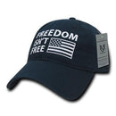 Freedom Isn't Free USA American Flag Washed Cotton Polo Baseball Dad Caps Hats-Serve The Flag 18 image
