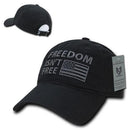 Freedom Isn't Free USA American Flag Washed Cotton Polo Baseball Dad Caps Hats-Serve The Flag 3 image