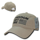 Freedom Isn't Free USA American Flag Washed Cotton Polo Baseball Dad Caps Hats-Serve The Flag 5 image