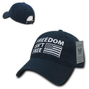Freedom Isn't Free USA American Flag Washed Cotton Polo Baseball Dad Caps Hats-Serve The Flag 6 image