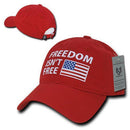 Freedom Isn't Free USA American Flag Washed Cotton Polo Baseball Dad Caps Hats-Serve The Flag 8 image