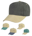 100% Cotton Canvas Stone Washed Pigment Dyed 5 Panel Baseball Caps Hats Khaki-Serve The Flag 2 image