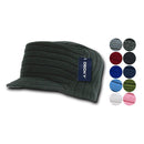 Gi Cadet Army Military Flat Top Beanies Caps Hats Ribbed Knit Visor Ski-Serve The Flag 1 image